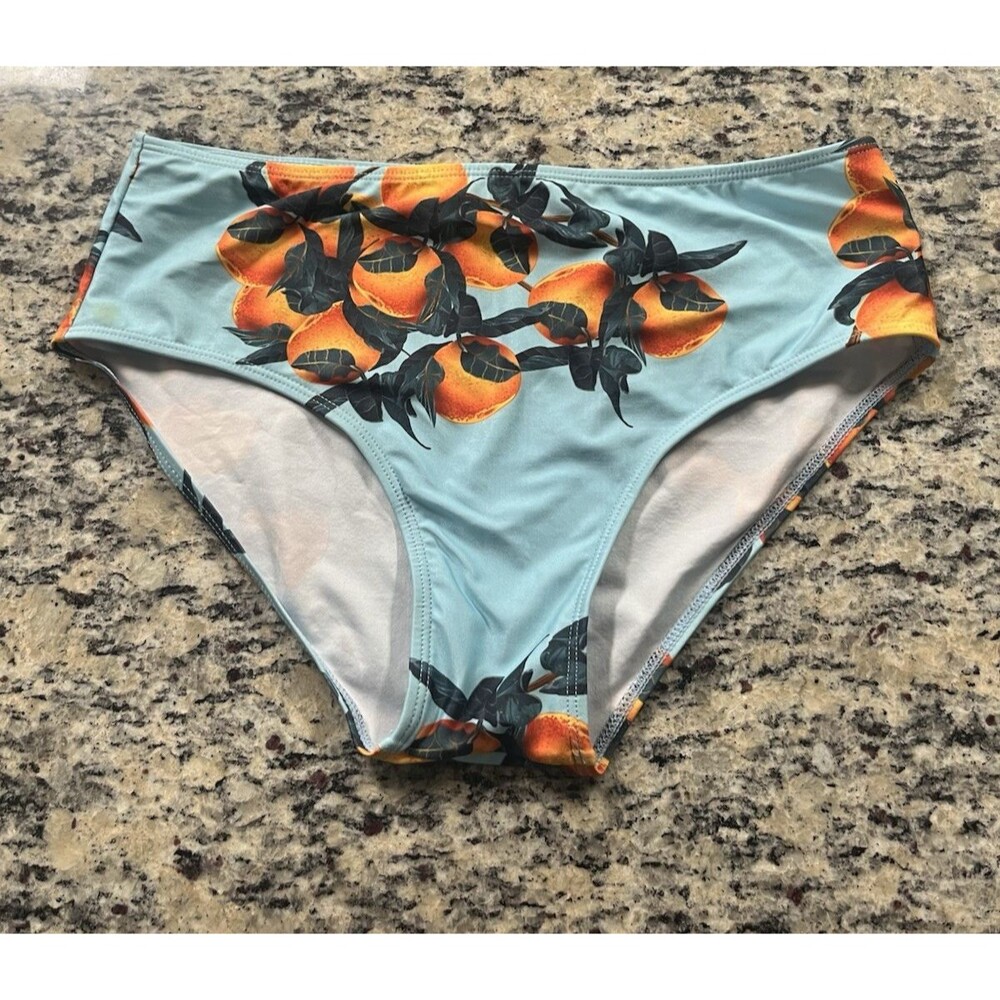 NEW Shein Swim Bikini Bottom Women M Multicolor NWOT